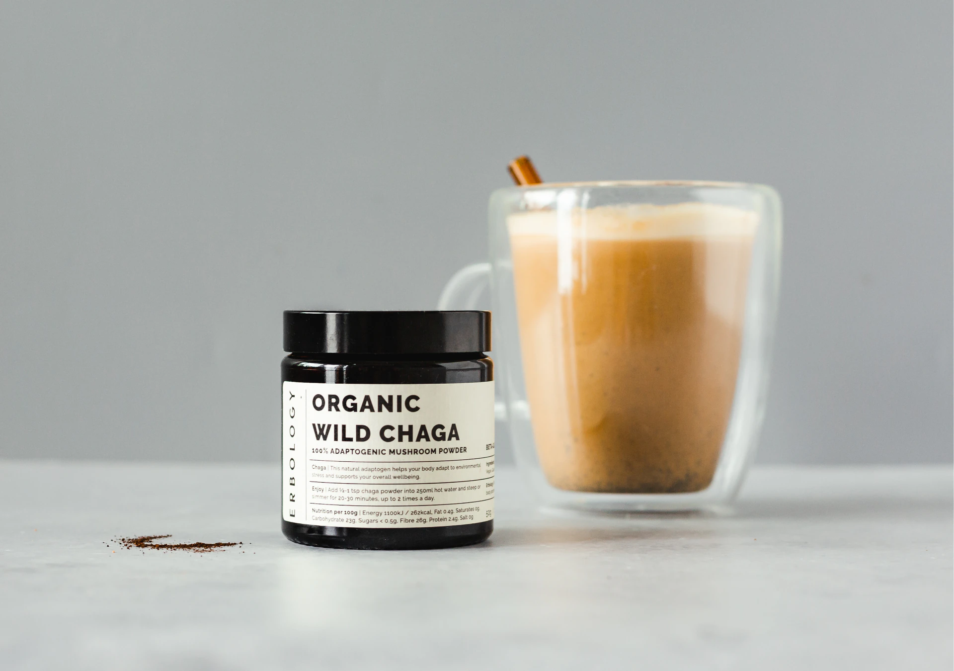 Wild-Harvested Chaga Mushroom Powder