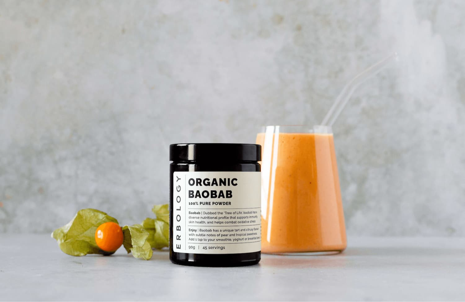 100% Organic Baobab Powder, Grown in Mozambique - Erbology